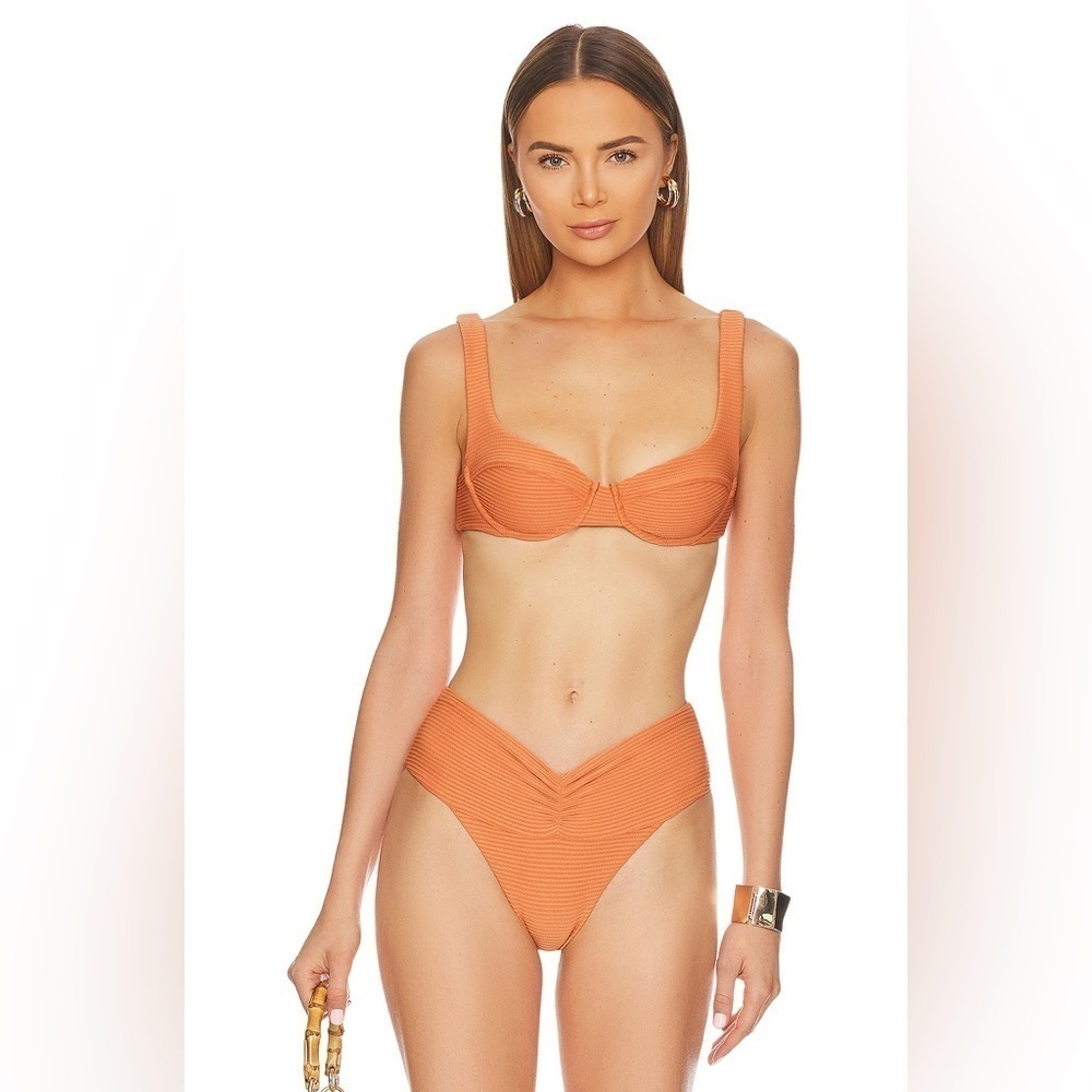 L*SPACE Nikita Bikini Top in Sienna - Picture 2 of 4